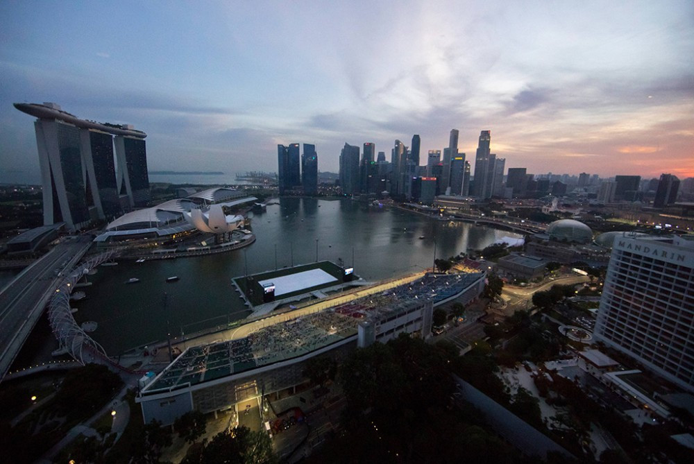Nuo kitų metų bus naudojama trumpesnė Singapūro trasos versija