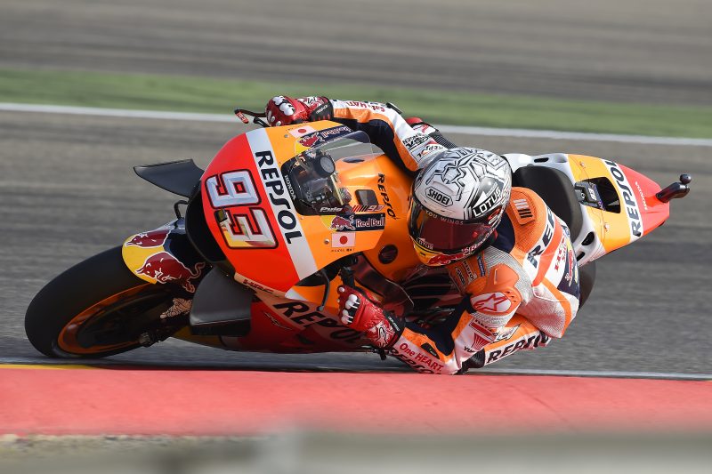 MotoGP. Aragone - šeštoji M. Marquezo „pole“