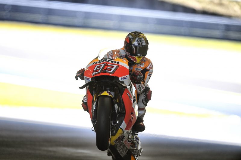 MotoGP. M. Marquezas nugalėjo Japonijoje ir trečią kartą tapo čempionu