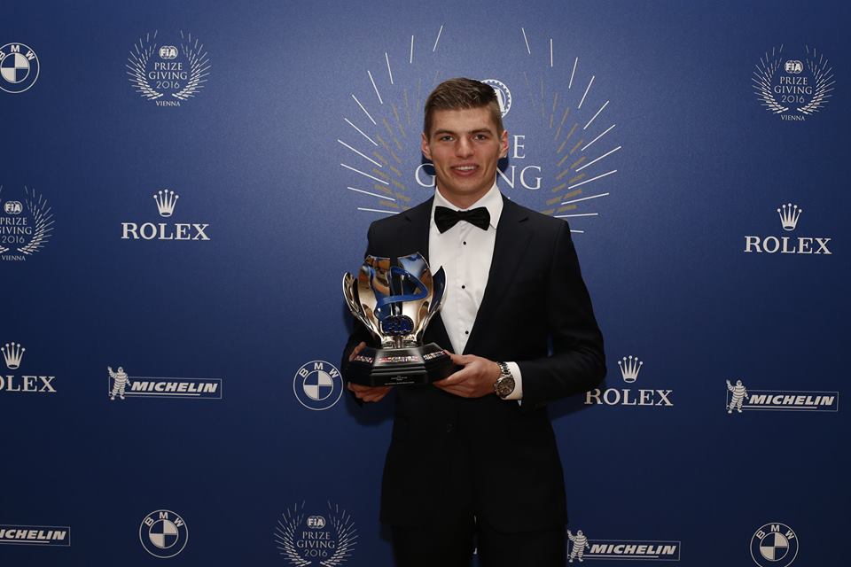M. Verstappenui - du FIA apdovanojimai