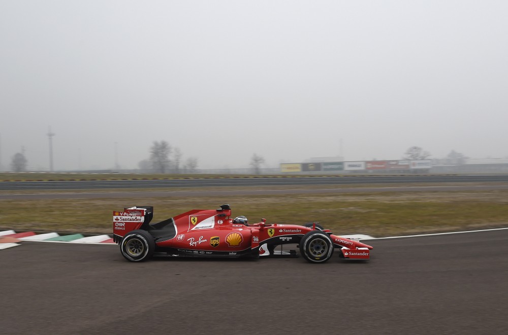 A. Giovinazzi pirmą kartą išbandė „Ferrari“ bolidą