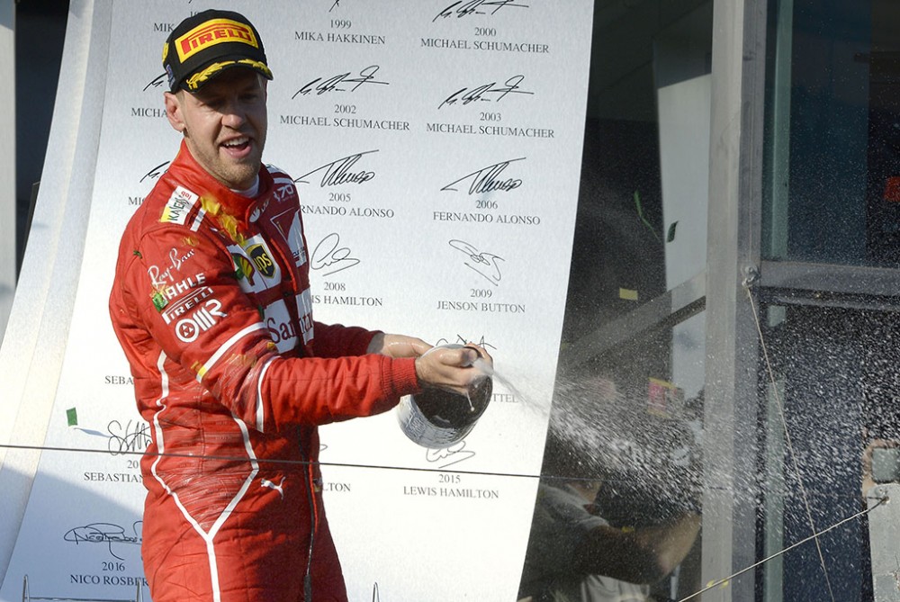 S. Vettelis: trasoje pasirodęs saugos automobilis sutrukdė kovoti dėl pergalės