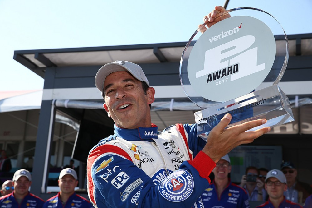 IndyCar. Long Byče trasos rekordą pagerino ir „pole“ iškovojo H. Castronevesas