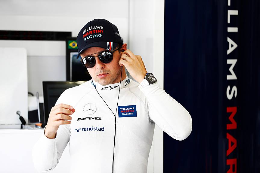 F. Massa paneigė gandus, kad dėl ligos padarinių padarė avariją