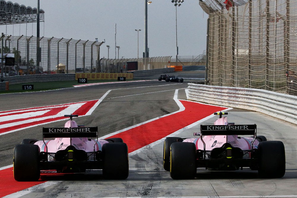 „Force India“ uždirbo taškus dviem mašinomis