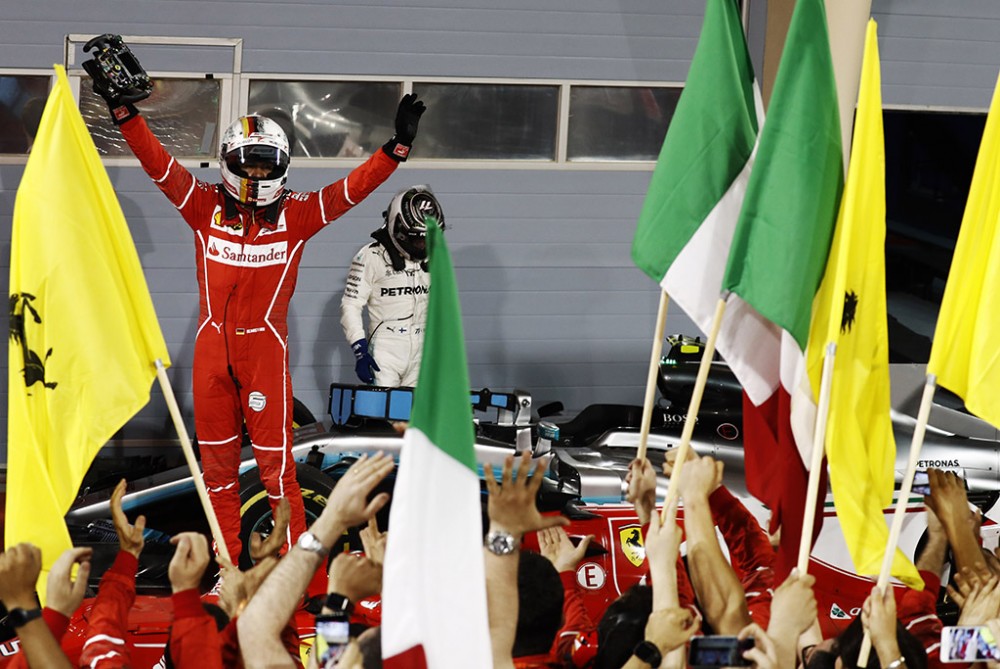 Bahreine antrąją pergalę šventė S. Vettelis