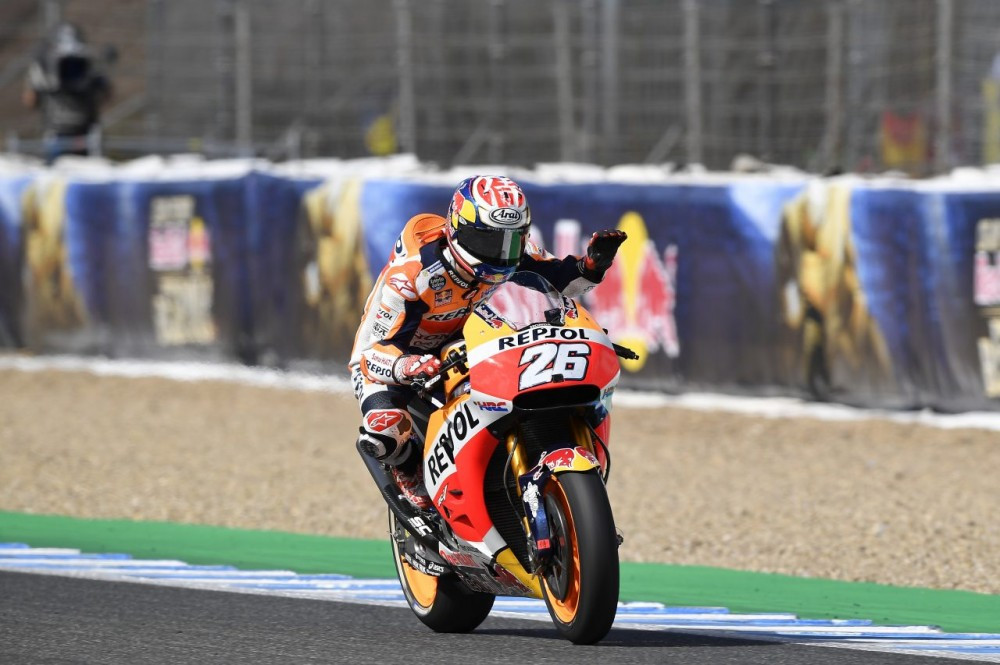 MotoGP. Lenktynės Jereze baigėsi D. Pedrosos pergale