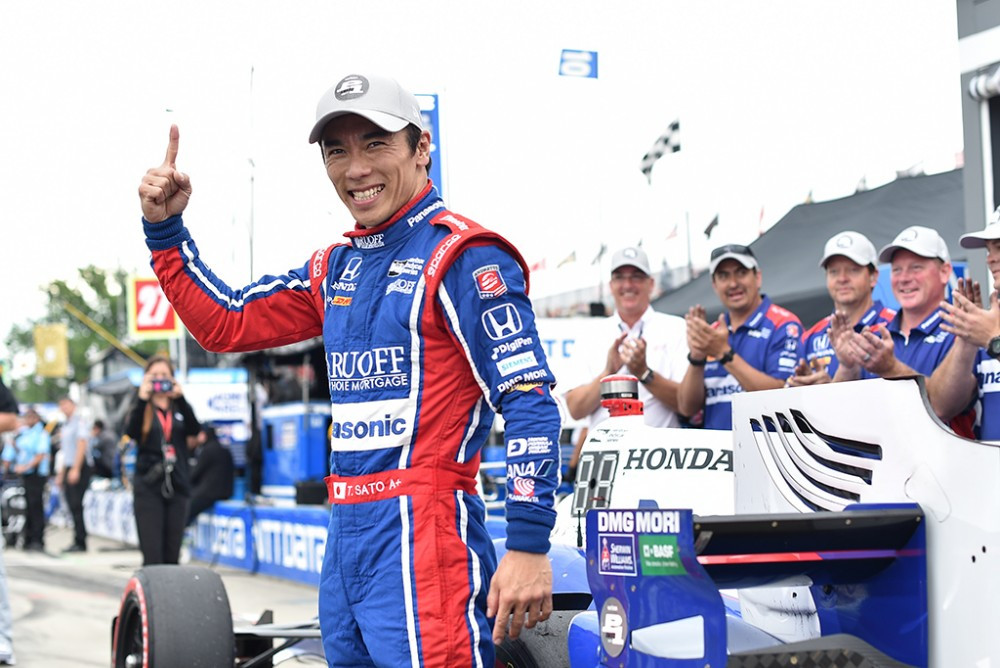 IndyCar. Detroite vykusioje antroje kvalifikacijoje greičiausias T. Sato