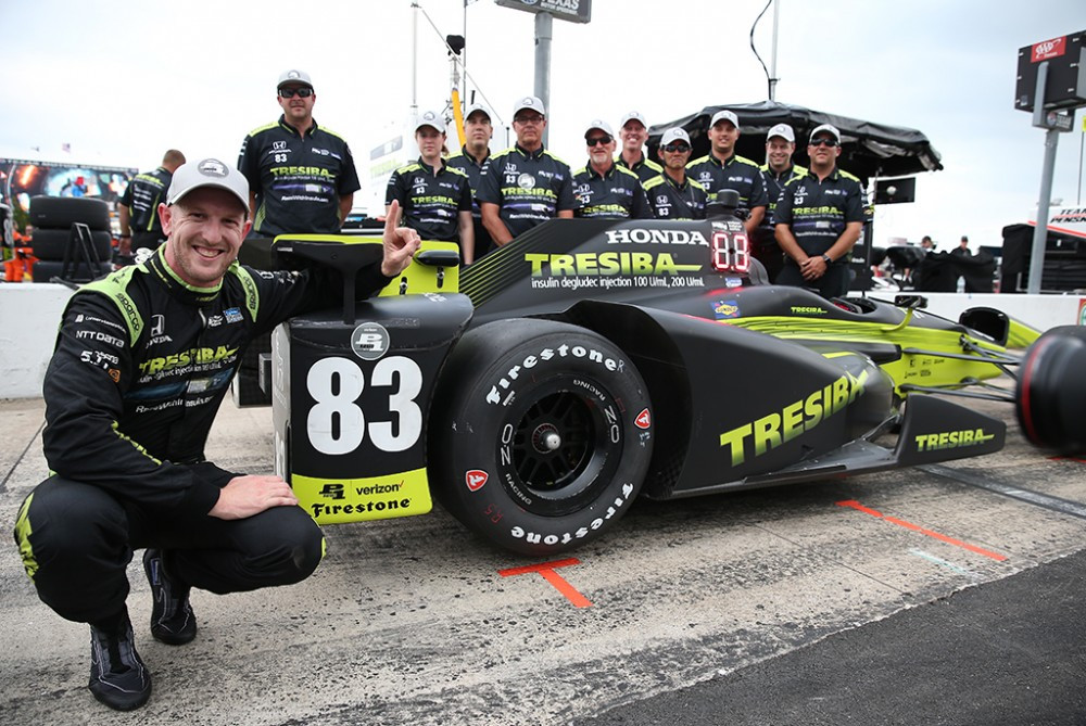 IndyCar. C. Kimballas Teksase pagerino rekordą, iškovojo „pole“
