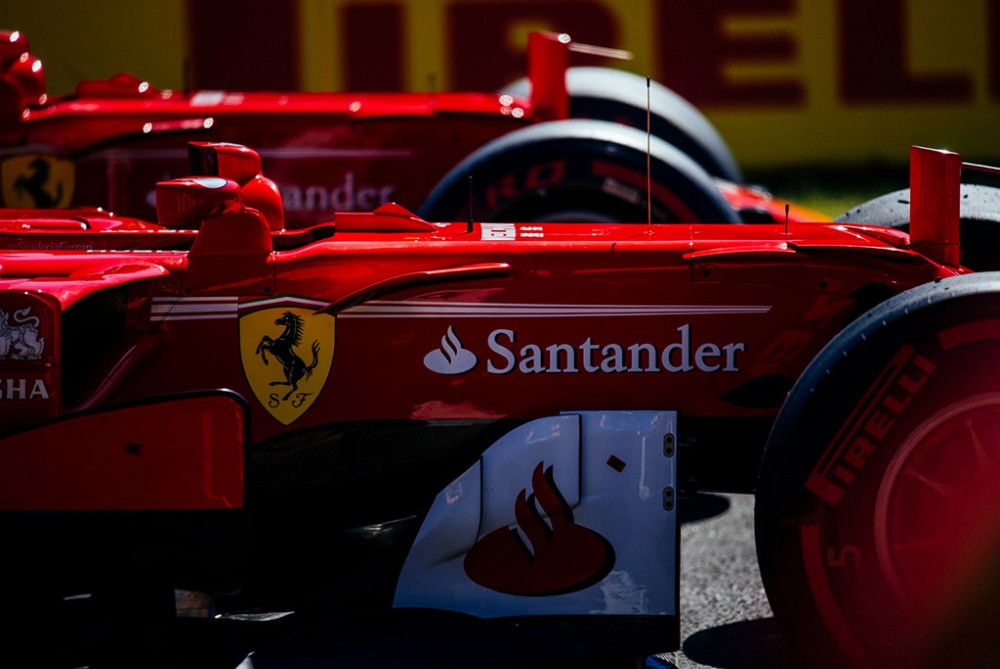 „Santander“ vėl rems „Ferrari“ komandą