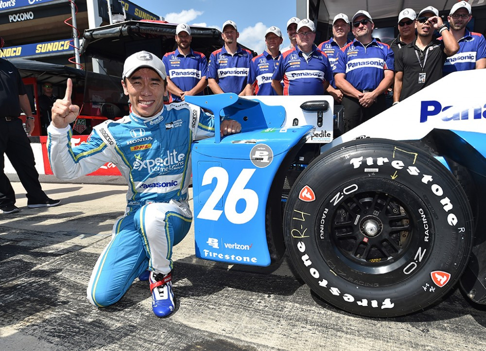 IndyCar. Pocono ovale „pole“ iškovojo T. Sato