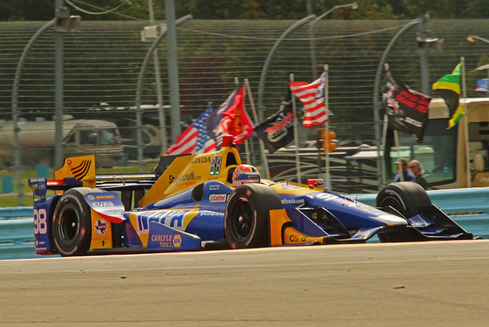 IndyCar. Watkins Glene pirmąją „pole“ iškovojo A. Rossi