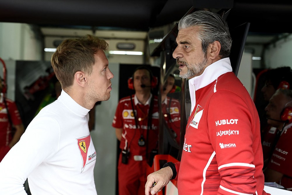 S. Vettelis: M. Arrivabene - tinkamas žmogus vadovauti „Ferrari“ ekipai