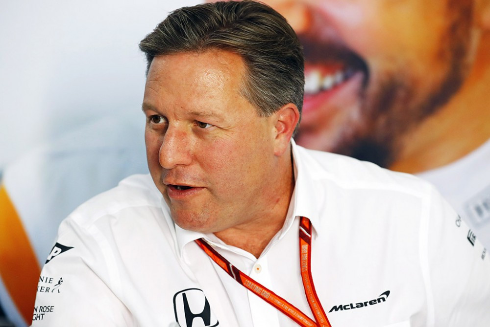 Z. Brownas: tikiuosi, kad F. Alonso užbaigs karjerą su „McLaren“