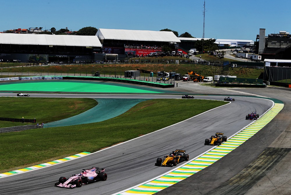 Brazilijos GP: penktadienio treniruotė Nr.1