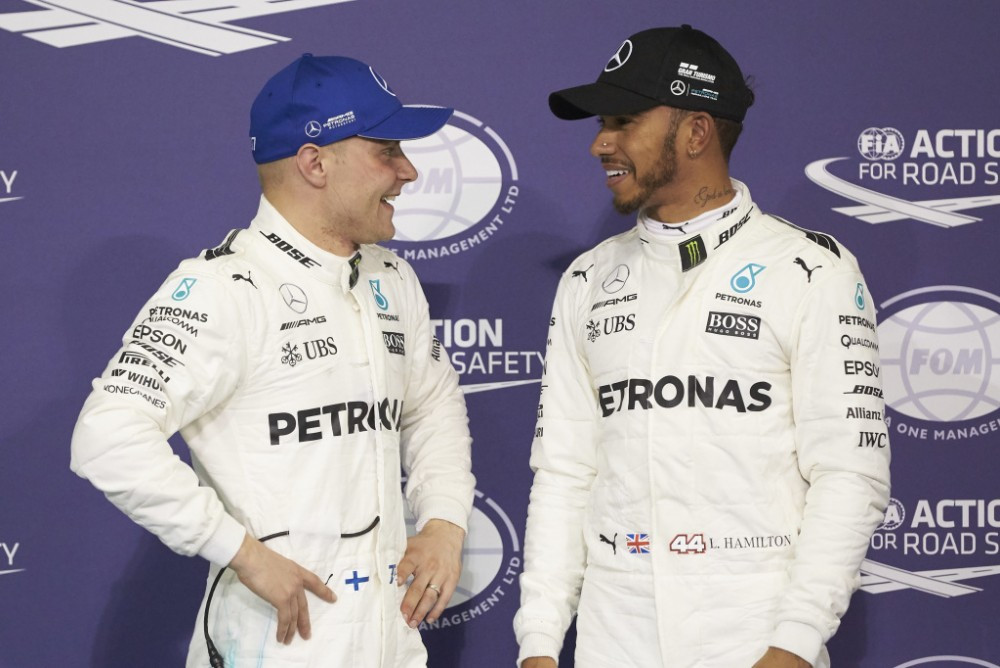 L. Hamiltonas: V. Bottas išlaikys mane ant pirštų galų
