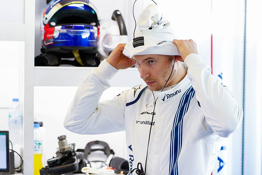 S. Sirotkinas - favoritas užimti laisvą vietą „Williams“ ekipoje