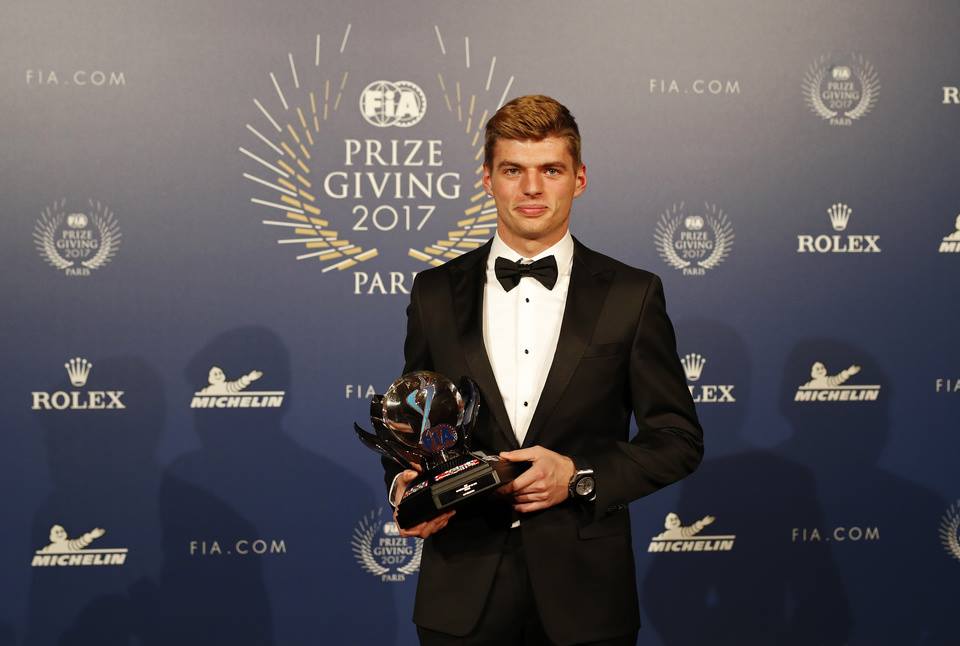 M. Verstappenui - trečiasis „Metų asmenybės“ apdovanojimas