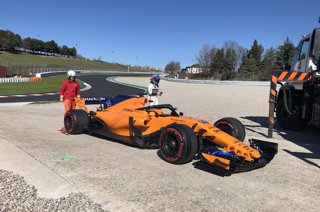 Bandymuose tęsiasi „McLaren“ problemos