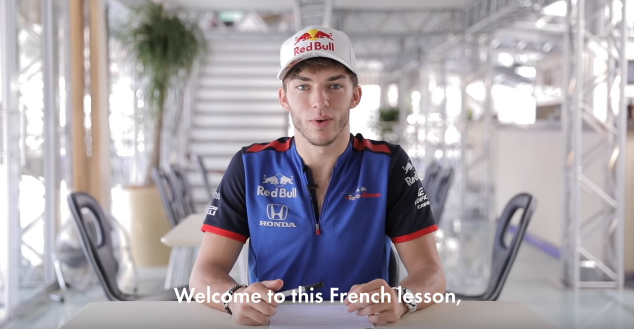 P. Gasly prancūzų pamoka prieš Prancūzijos GP