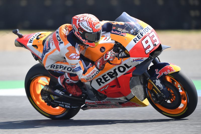 MotoGP. Kova dėl pergalės Tailande baigėsi M. Marquezo triumfu