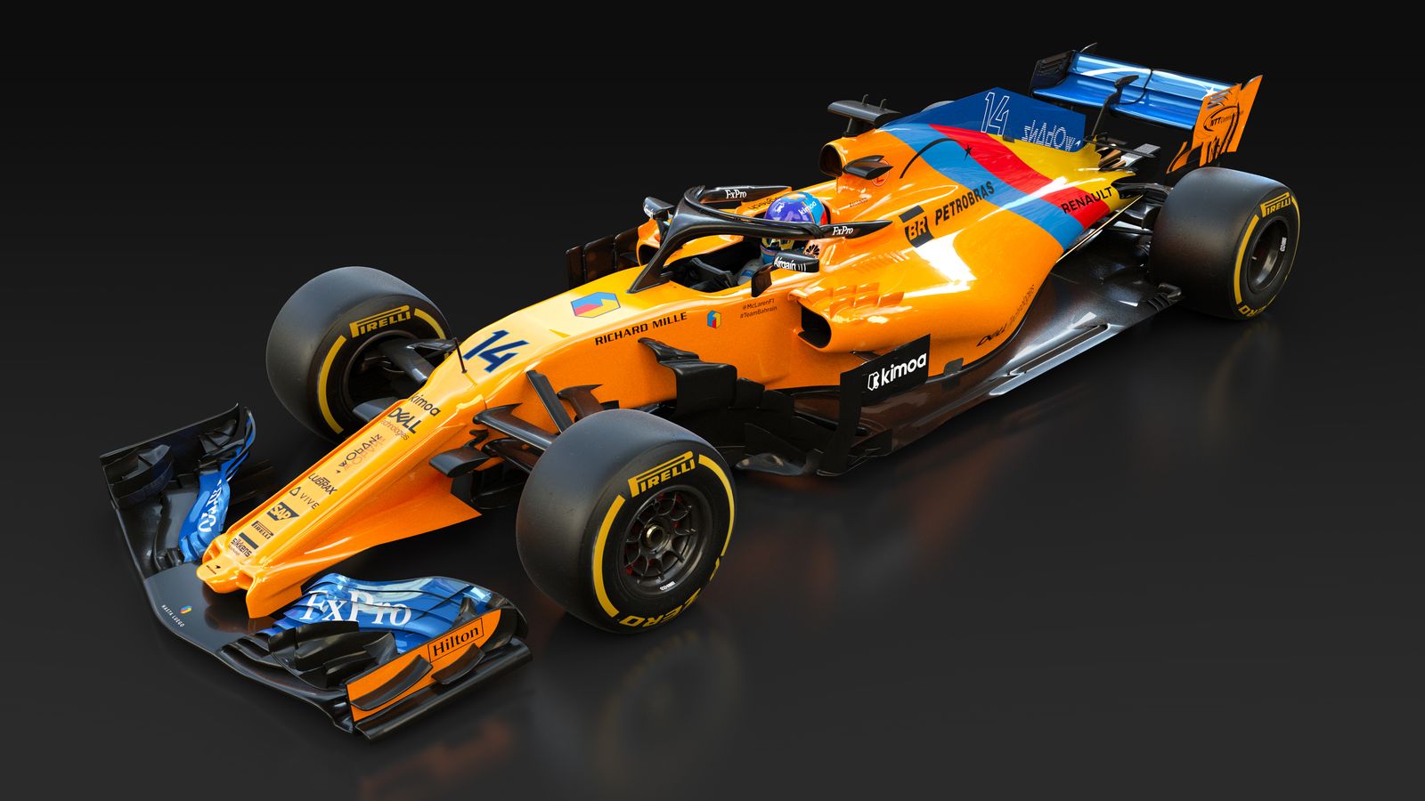Paskutinėms F. Alonso lenktynėms - specialus „McLaren“ bolido išdažymas