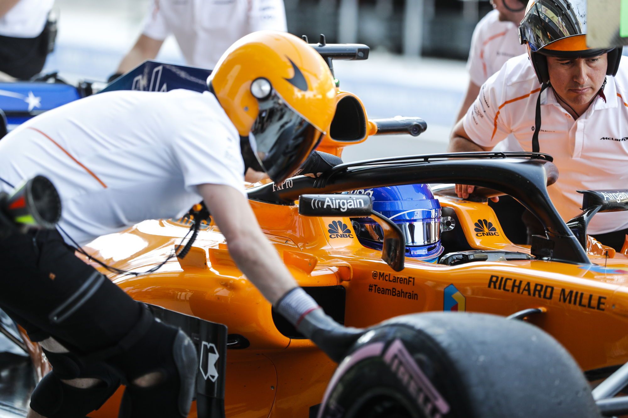 F. Alonso gali išbandyti 2019 m. „McLaren“ bolidą