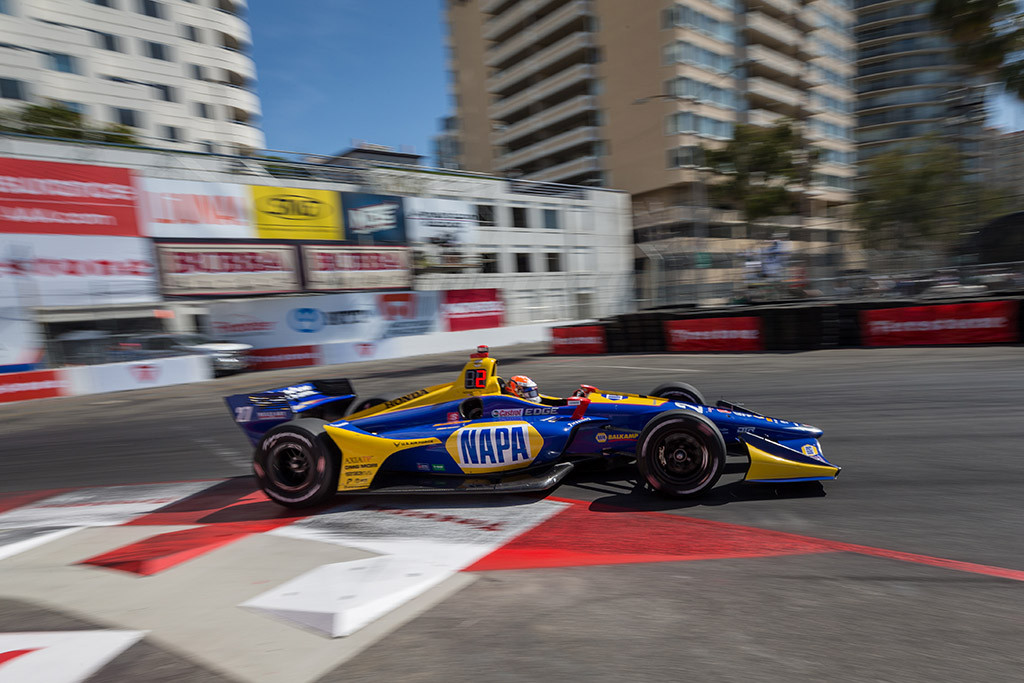 IndyCar. Long Byče „pole“ poziciją iškovojo A. Rossi