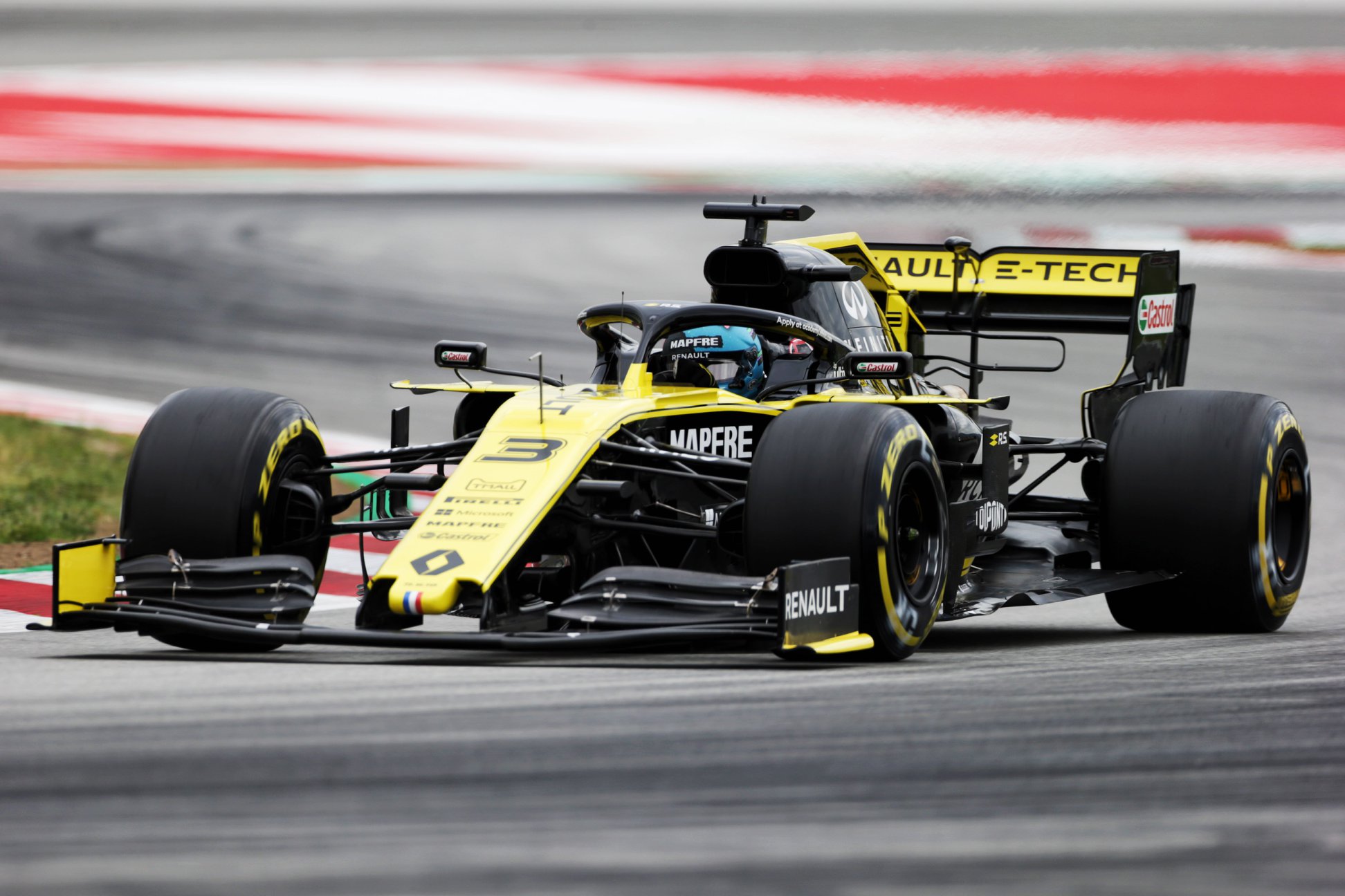 D. Ricciardo bolide - galingesnis „Renault“ variklis