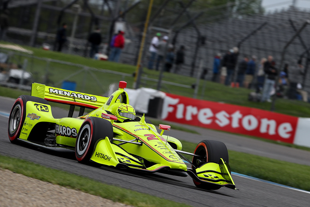 IndyCar. Permainingu oru Indianapolyje vykusiose lenktynėse triumfavo S. Pagenaud