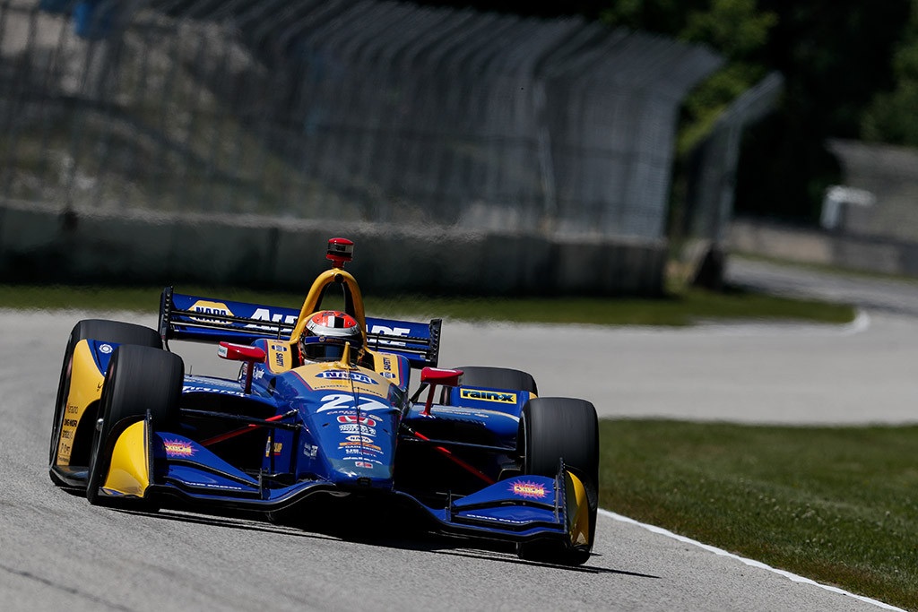 IndyCar. A. Rossi dominavo „Road America“ trasoje vykusiose lenktynėse