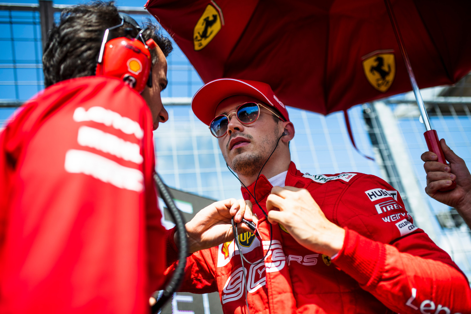 C. Leclercas: neabejoju, kad „Mercedes“ ir „Red Bull“ pilotai šeštadienį bus labai greiti