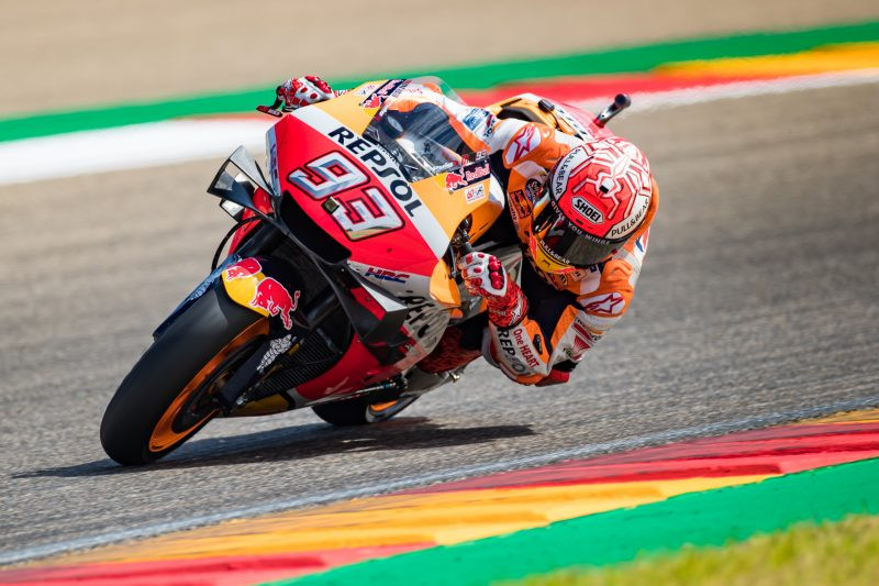 MotoGP. Aragone - lengva M. Marquezo pergalė