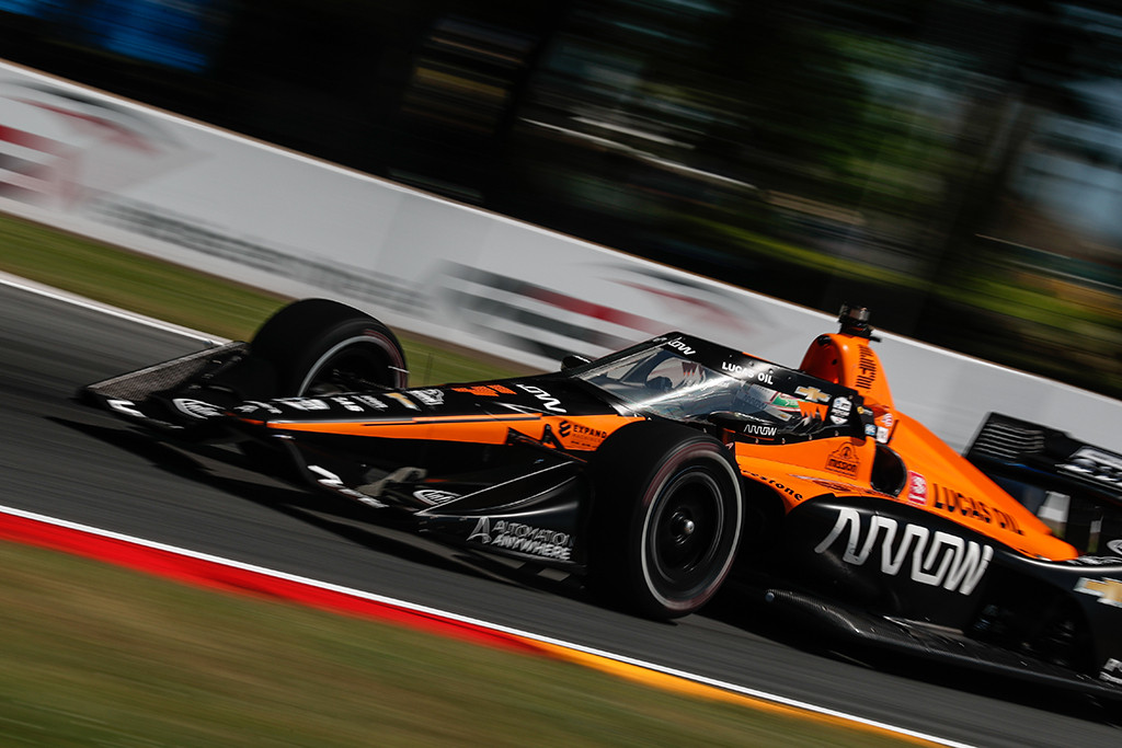 IndyCar. „Road America“ trasoje pirmąją „pole“ iškovojo „McLaren“ pilotas