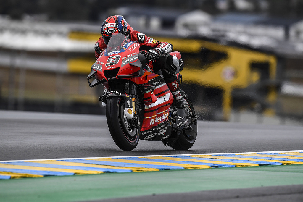 MotoGP. Prancūzijoje po ilgos pertraukos nugalėjo D. Petrucci