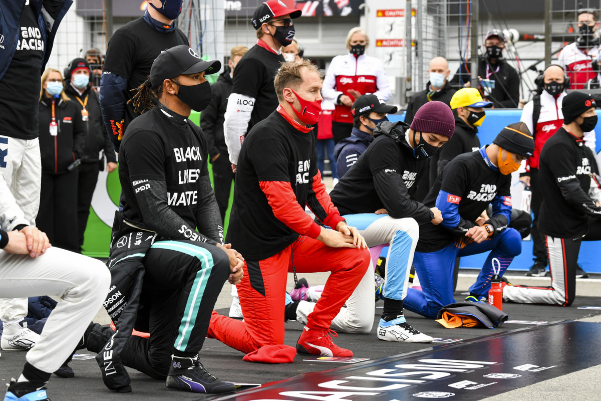 L. Hamiltonas palaiko F-1 sprendimą atsisakyti tam tikrų ceremonijų