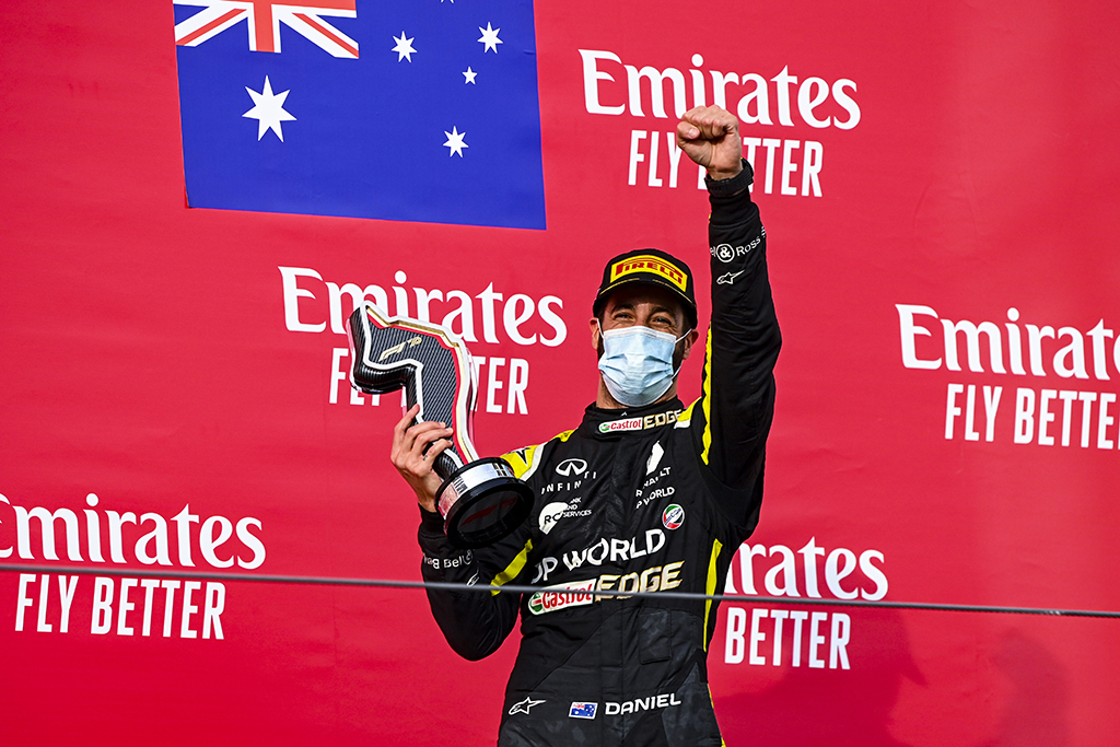 R. Brawnas: su „Mercedes“ bolidu D. Ricciardo kovotų dėl čempiono titulo