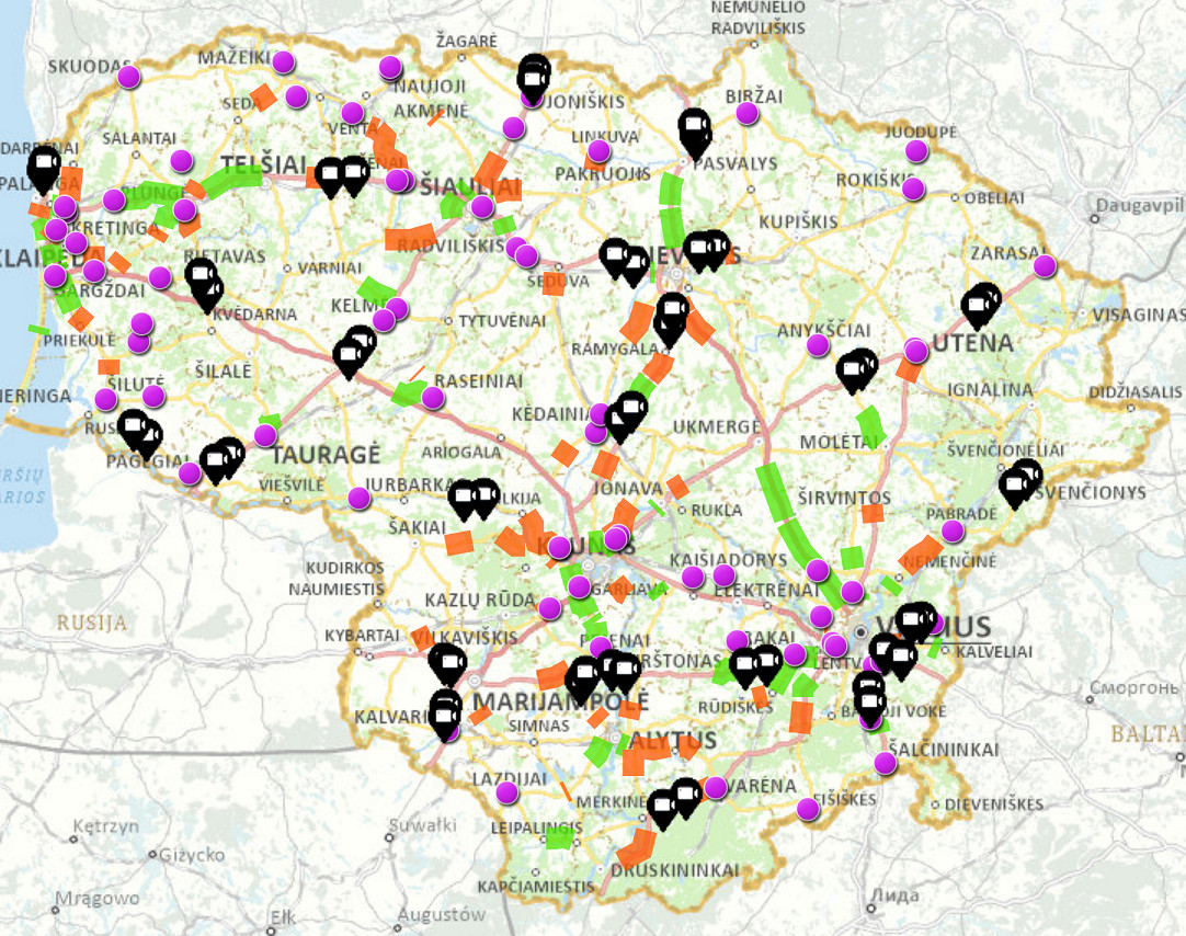 Lietuvos keliuose įrengta 70 momentinių greičio matuoklių