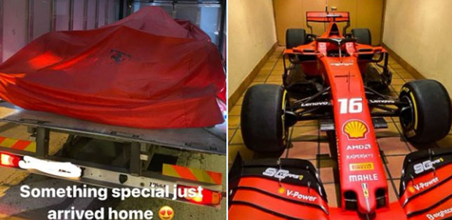 „Ferrari“ padovanojo C. Leclercui bolidą