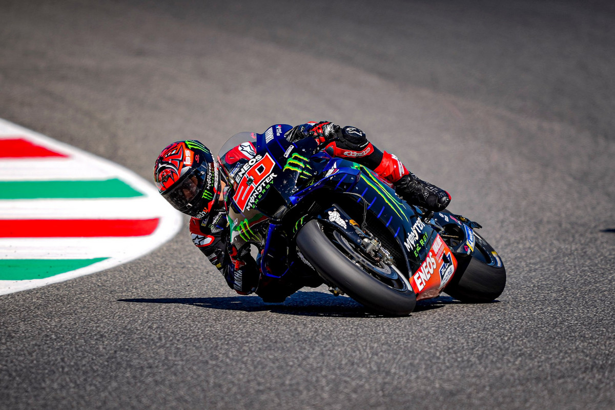 MotoGP. Mugello trasos rekordą pagerinęs F. Quartararo iškovojo penktąją „pole“