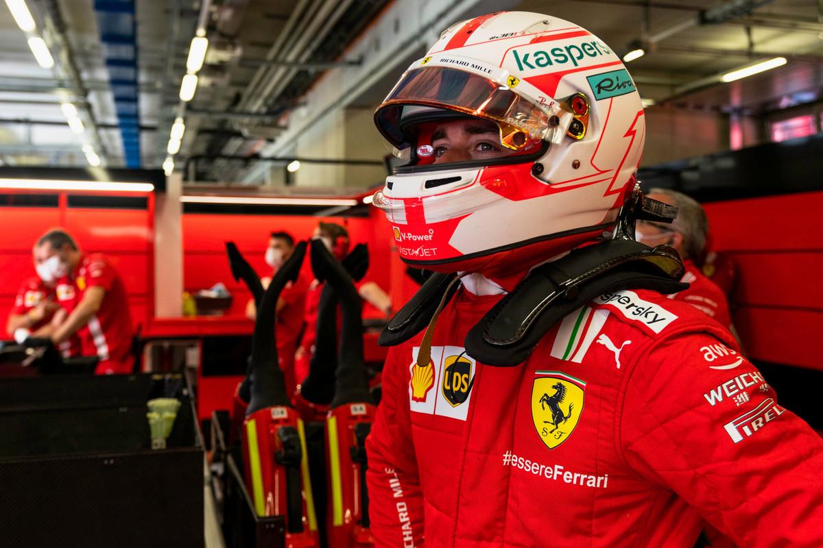 C. Leclercas susipyko su M. Binotto per Italijos GP