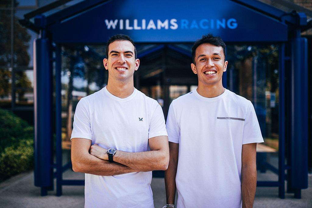 „Williams“ patvirtino kontraktus su A. Albonu ir N. Latifi