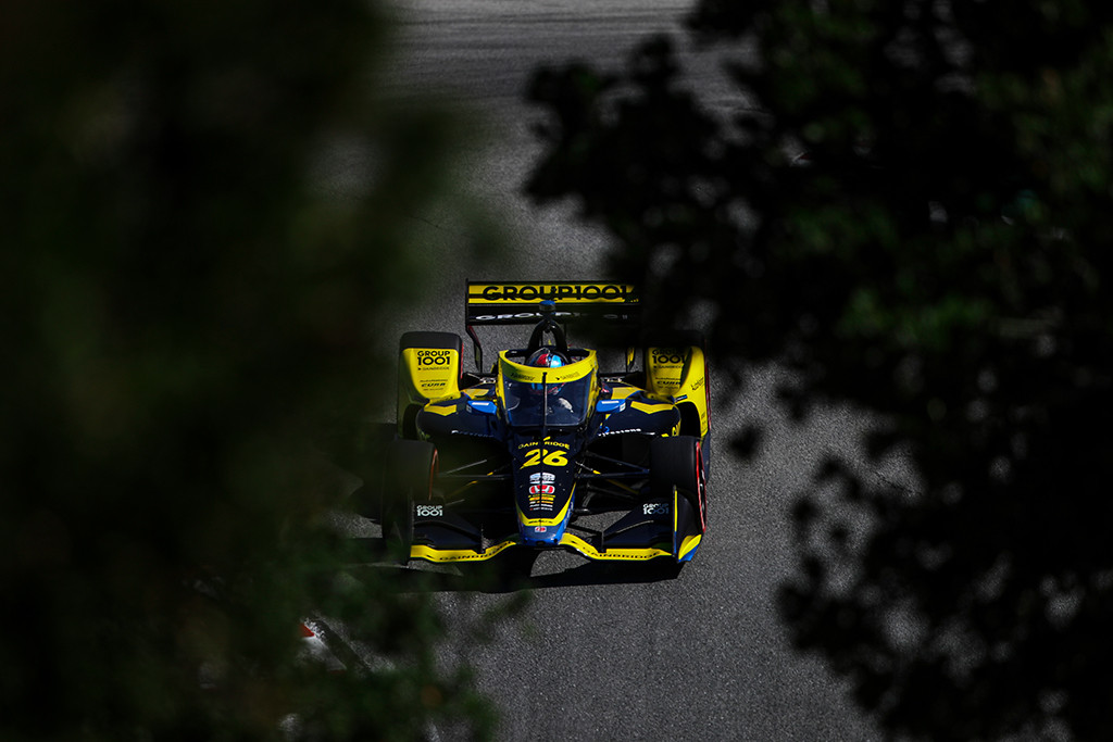 IndyCar. Laguna Secoje antrą kartą nugalėjo C. Herta