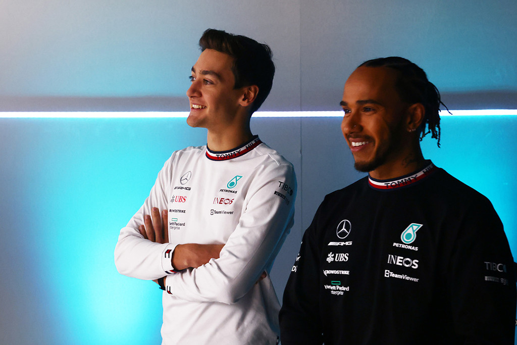 „Mercedes“ komanda tikisi pratęsti sutartis su L. Hamiltonu ir G. Russellu