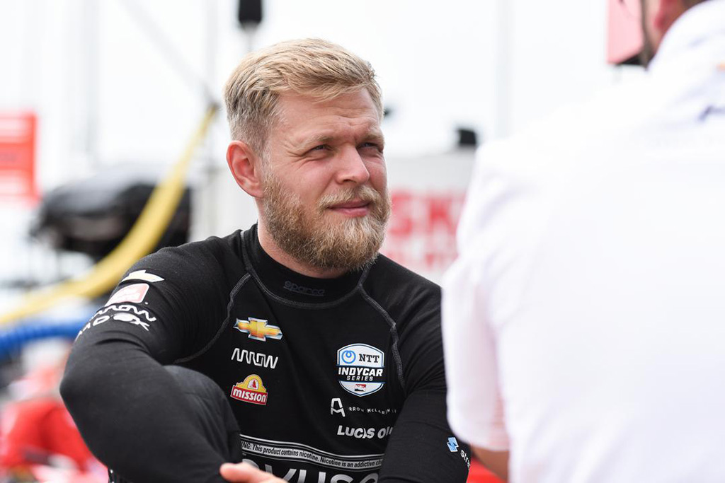 K. Magnussenas: pilotuoti „IndyCar“ bolidą buvo itin sunku