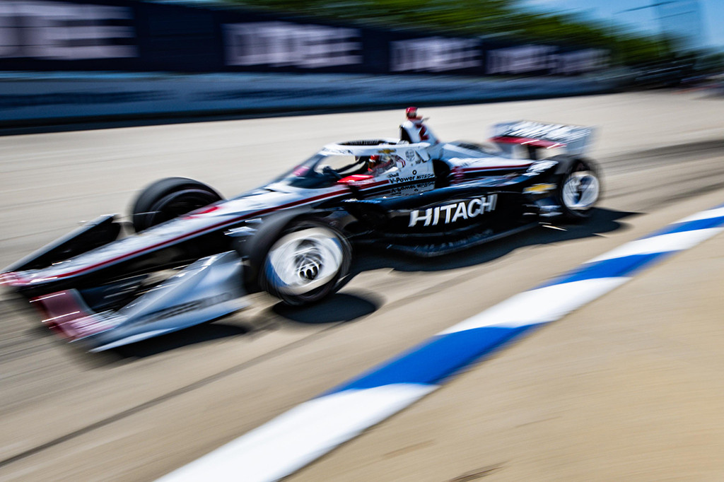 IndyCar. Detroite „pole“ iškovojo J. Newgardenas, D. Malukas - greičiausiųjų šešetuke