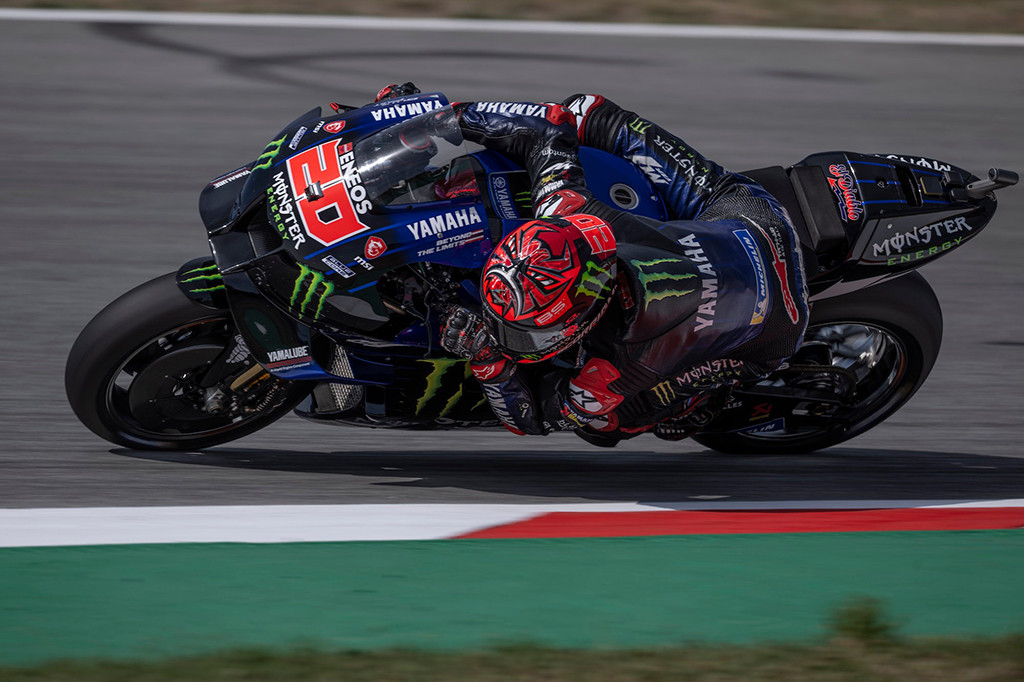 MotoGP. Barselonoje dominavo F. Quartararo, o A. Espargaro apsijuokė savų sirgalių akivaizdoje