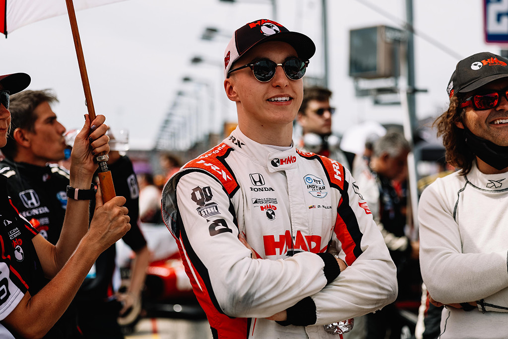IndyCar. „Coyne“ komanda nori savo gretose išsaugoti D. Maluką ir T. Sato