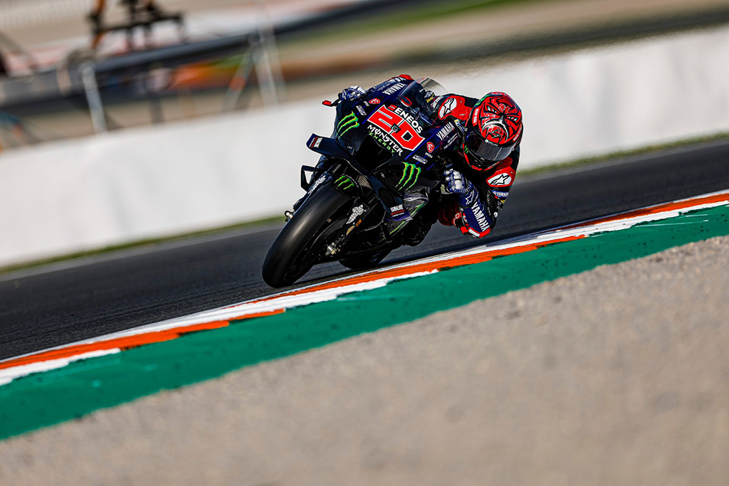 MotoGP. F. Quartararo nusivylęs 2023 m. variklio prototipu
