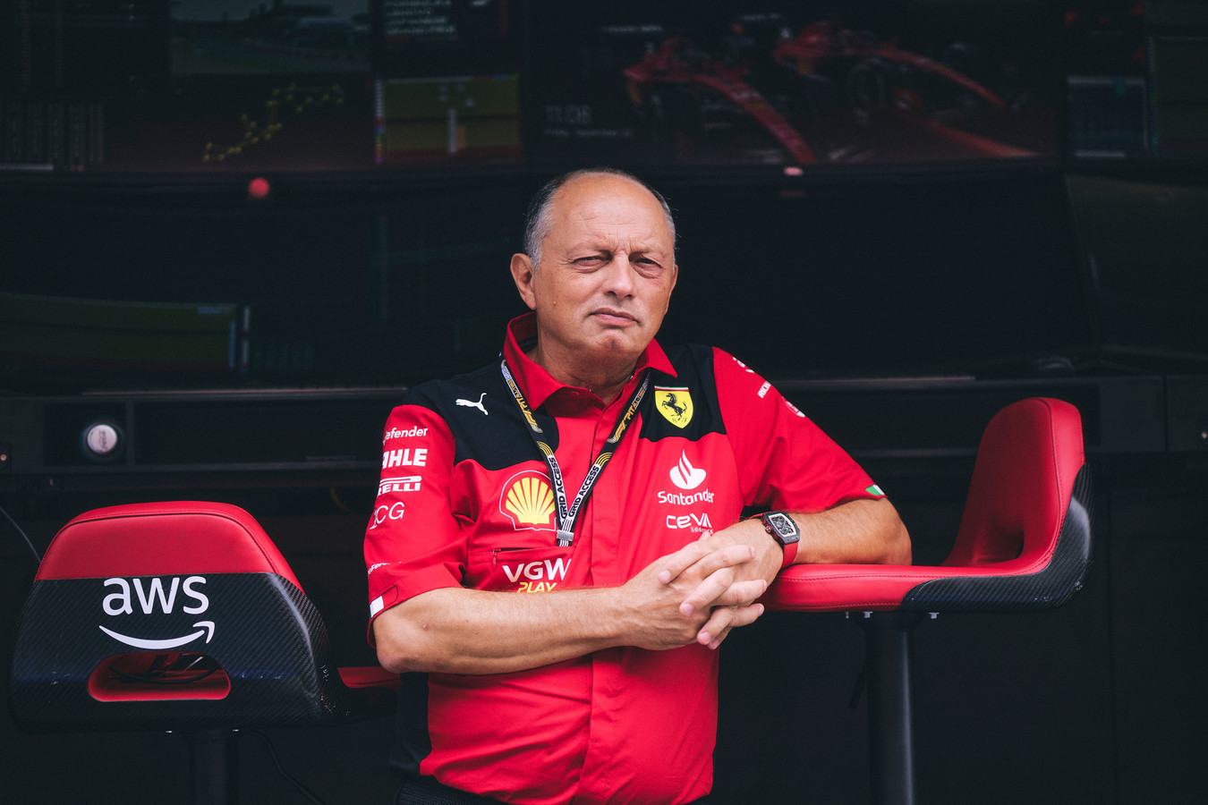 F. Vasseuras: „Ferrari“ reikia daugiau susikaupimo